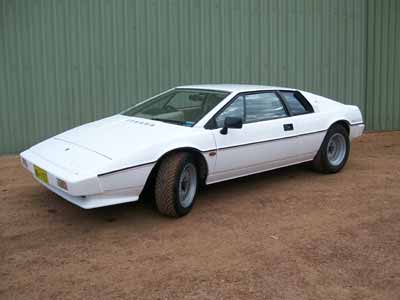 Vehicle 1985 LOTUS ESPRIT S3 - WA Kilometres 38000. Body Coupe Colour white